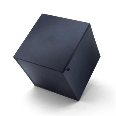 China Wholesale Recyclable Custom Foldable Luxury Black Cardboard Magnetic Gift Logo Paper Jewelry Box for sale