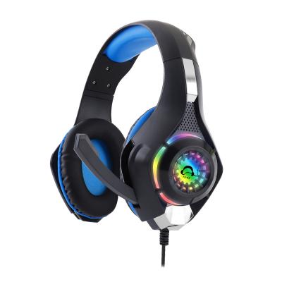 China Perfect Healthy Cheap Price Professional USB Wired LED Gaming Earphones RGB Headset Game With MIC For PC Gamer for sale