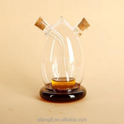 China Vinegar And Oil Stocked Dispenser Borosilicate Glass Jar / Bottle For Cooking for sale