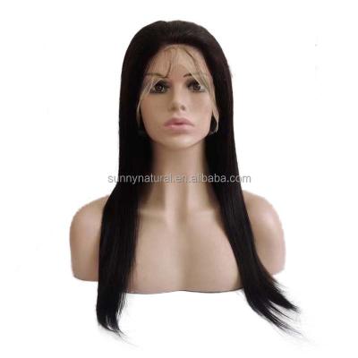 China Straight Bone Straight Wig Peruvian Human Hair Lace Front Hd 360 Lace Frontal Wig Vendors Cheap Full Lace Human Hair Wig For Black Women for sale