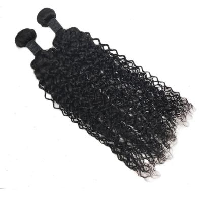 China Water Wave Human Hair Regular Wavy Bundles Double Wefted Human Hair Weaving Cuticle Aligned Brazilian Remy Hair Extension for sale