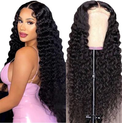 China Other HD Lace Frontal Wig Deep Wave Human Hair Wigs for Black Women  Deep Curly Water Wave hd Lace Full Lace Wig for sale