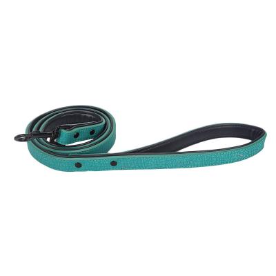 China Pet Leather Premium Color Stocked Waterproof Leashes With Elizabeth Collar Buckle for sale