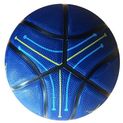 China Size 5/Size 6/Size 7 Indoor Outdoor Non-slip Rubber Balls Basketball Hoop Ball Training Equipment Wear Resistant Basquete for sale