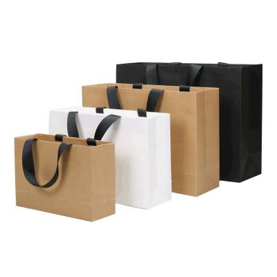 China Recyclable Wholesale Promotional Cake Packaging Printed Gift Shopping Bags With Handles for sale