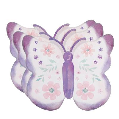 China Butterfly Gradient Offset 3d Paper Pull Flower Wedding Birthday Christmas New Year Paper Decoration for sale