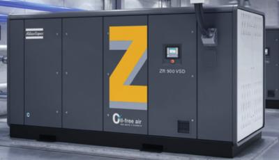 China Zero risco de contaminação ZR300-750&ZR400-900VSD Compressor de ar sem parafuso de óleo Atlas Copco à venda