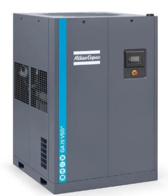 China Atlas VSD Plus Rotary Screw Air Compressor GA75VSD++ met ingebouwde droger Te koop