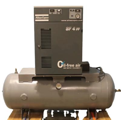 China 3.7KW/5HP 0 Ppm Compressor de ar de parafuso SF4 sem óleo à venda