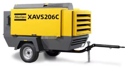 China Industriële draagbare compressor XAVS206C met automatische uitschakeling en 12,5 M3/min FAD Te koop