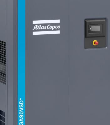 China 110 kW Atlas schroef luchtcompressor VSD Plus GA110VSD+ Aluminium legeringsmateriaal Te koop