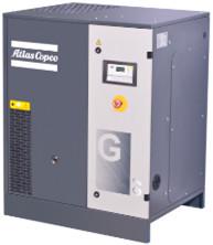 China Economisch olie-injecteerde Atlas schroef luchtcompressor Compact G7 7kw Te koop