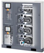 China AQ-37 VSD Compresor de aire de tornillo Atlas libre de aceite 37kw con inyección de agua en venta