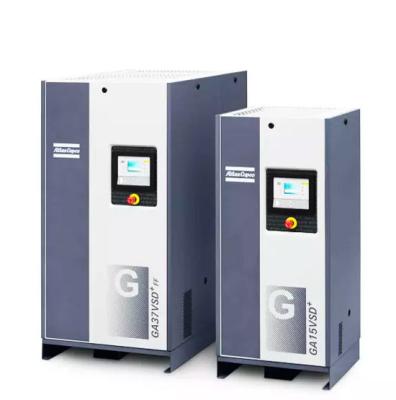 China 70 kW VSD Plus Atlas schroefluchtscompressor GA37-110VSD+ Frequentieomzetting Te koop