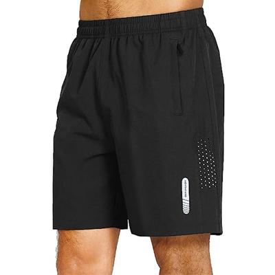 China Custom Sporty Quick Dry Workout Anti-Wrinkle Men's Shorts Gym Fitness Lightweight Sports Running Athletic Fitness Training Shorts for sale