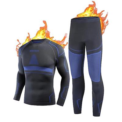 China Men's Base Layer Breathable Sport Thermal Suite Men's Running Long Underwear Men For Cold Weather for sale