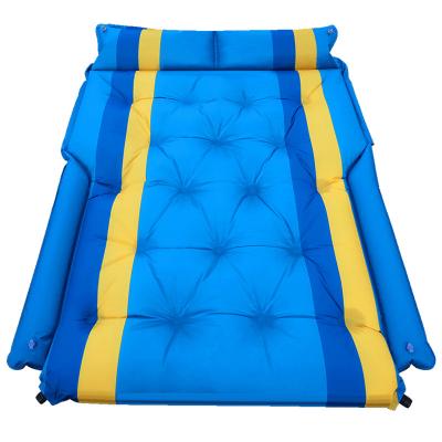 China Self-inflating Protective Factory Custom Picnic Mat Car Air Mattress Camping Push In Guard Sleeping Pad Thickened Backseat Inflatable Head Air Mattress for sale