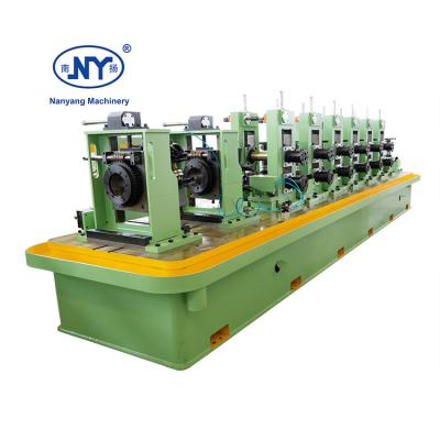 China Nanyang can work continuously steel pipe making machine pipe mill API welded erw tube mill for sale