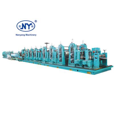 China Nanyang high speed and high welding tube mill API ERW carbon steel tube mill workshop for sale