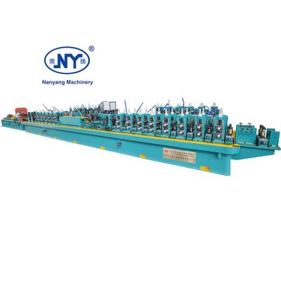 China Nanyang manufacturing stable performance metal steel tube making machine erw pipe mill line for sale