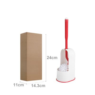 China Sustainable new arrival two sides tpr pp brush toilet brush for sale