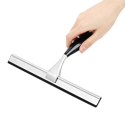 China Viable Short Handle Stainless Squeegee Window Squeegee Blade Water Cleaner Multi-Use Kit for sale