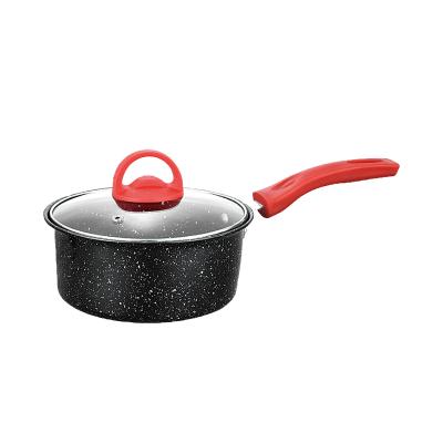 China Modern Simple Hot Sales Iron Soup Pot For Kitchen Supplies Cooking Milk Pot 18cm for sale