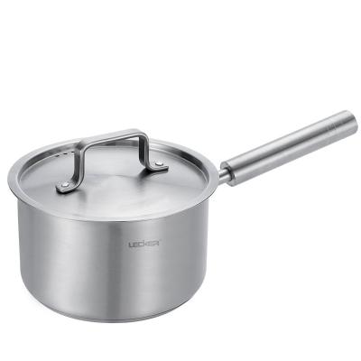 China Modern simple cookware factory cooking pot soup and stock pot 304 stainless steel milk pot for sale