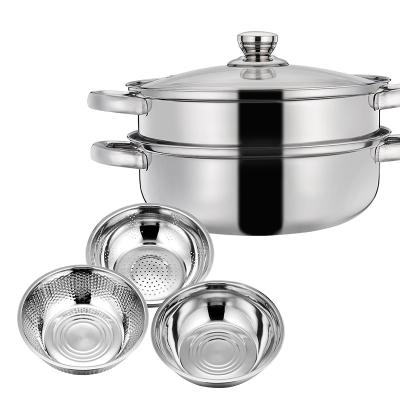 China Modern Factory Chinese Cookware Wok Pan Cooking Pot Kitchen Care Stainless Steel Dinner Set Pots Cooking s Stainless for sale