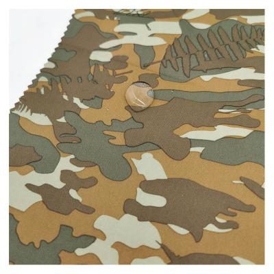 China Waterproof TPU coated herringbone polyester imitated cotton taslan waterproof camouflage printed fabric for sale