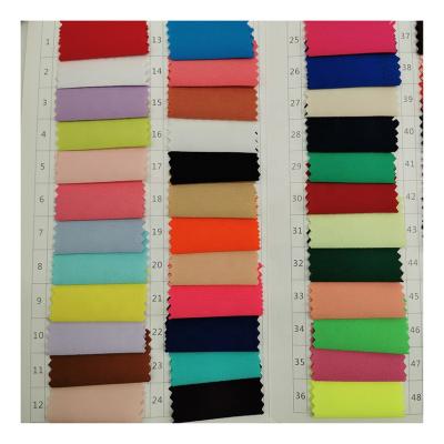 China Anti-static elastic foam crepe polyester spandex fabric dyeing 4 ways stretch habijabi garment fabric for sale