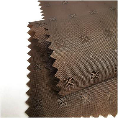 China Waterproof Dot Jacquard Polyester Taffeta Plain Weave Taffeta Fabric For Lining for sale