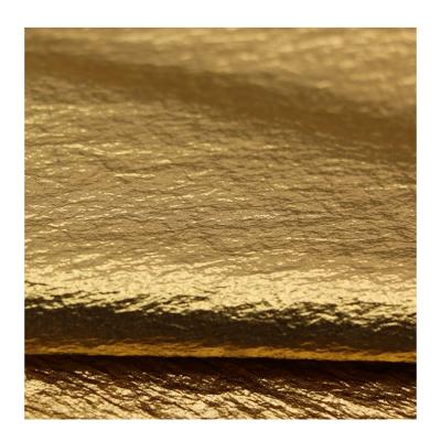 China Waterproof Custom 100% Nylon Jacket Gold Foil Print Printing Fabric For Garment for sale