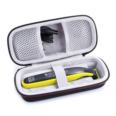 China Fit for Safety Razor Case Safety Eva Razor Blade Disposal Shockproof Portable Case with Handle Strap for sale