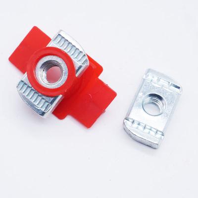 China Heavy industry aluminum profile nut slotted channel unistrut quick nut for sale