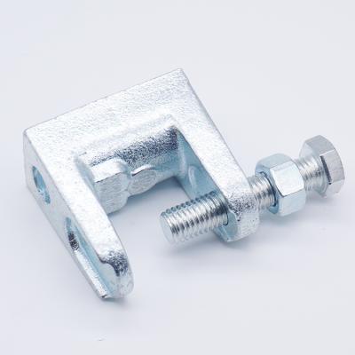 China Custom Electric Hydraulic Spring Clips Fasteners Stainless Steel Pipe Clamp Galvanized Abrazadera Metal Galvanized Steel Pipe Clamps for sale