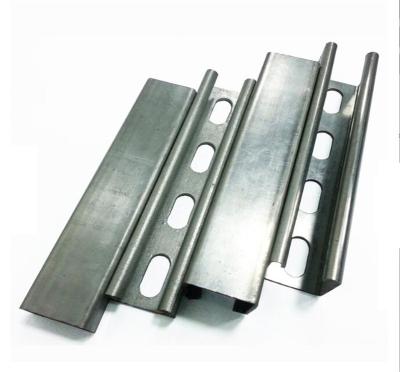 China Container Plate CE ISO Tested Type C Strut Channel Aluminum Channel Slotted Manufacturer C/Z/U Steel Profile Construction Steel Channel for sale