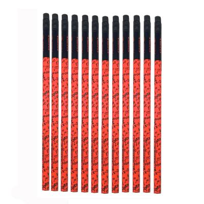 China Office & Wholesale High Quality School Pencil Heat Transfer Printing Custom Logo Graphite Lead HB Pencil With Eraser for sale