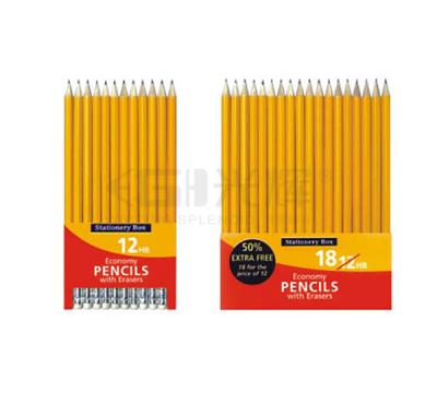 China Office & School Pencil Promotional 7 Inch Logo HB Custom Wooden Standard Pencil Set For School And Student for sale