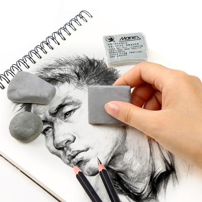 China Soft Office Eraser Maries Plasticity Eraser Cloth Rubber Soft Highlight Kneaded Rubber for Art Pianting Design Sketch Drawing Plasticine Stationery for sale