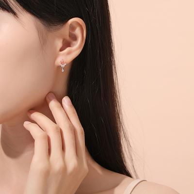 China new 2023 Anti-allergy stud earrings 925 mini small silver splash fringe stud earrings for women small for sale