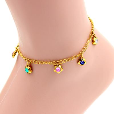 China High Quality Fashion Jewelry Anklets For Women Solid Stainless Steel Anklets for sale