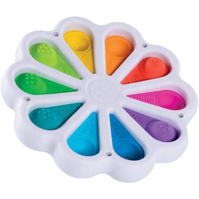 China Education Toys/Fidget Toys/To Relieve To Stress High Quality Fidget Sensory Toys Early Education Toys Finger Flower Shape Sound Bubble Board For Kids for sale