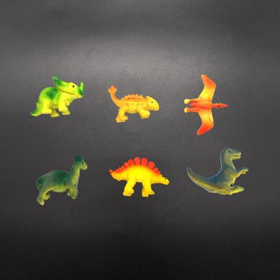 China 6 Designs Promotional Toys/Plastic Dinosaur Toy Animal Figure For Small PVC Figure Animal Capsule/Wholesale for sale