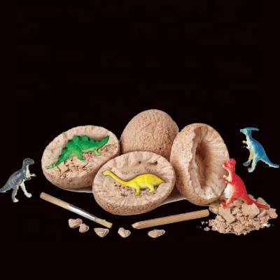 China 8 to collect for dig dinosaur fossil toys colorful dig wholesale Toy Egg Dig Dinosaur Toys for sale