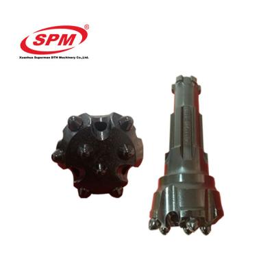 China Construction worksÂ   SPM70 75mm 3 Inch Drill Down The Hole Rock Button Drill Bit / Coal Mine Drill Bit for sale