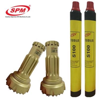 China Drilling Good SPM Bit DHD 10 Inch Air Compressor Pressure Drilling Bit Water Well Drill Hammer Height Rock And Water Hammer Drill Bit Price for sale