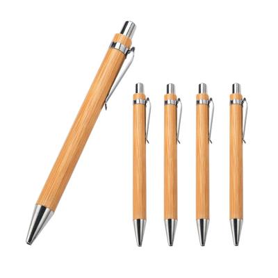 China office & School Pen Promotional Cheap Bamboo Pen Advertise High Tech Eco-Friendly Wood Bamboo Pen Ball Pen for sale