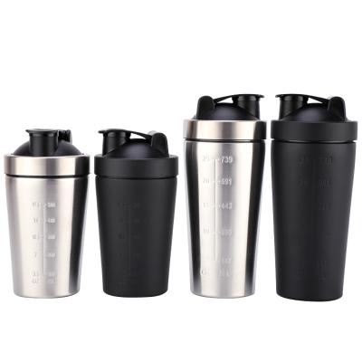 China Wholesale Custom Viable Sports Cup Logo Color 304 Stainless Steel Shake Cup Protein Powder Fitness Shaker Tumbler for sale