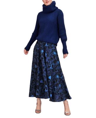 China 2021 new women's anti-static medium bust length long skirt large size high waist line skirt for sale